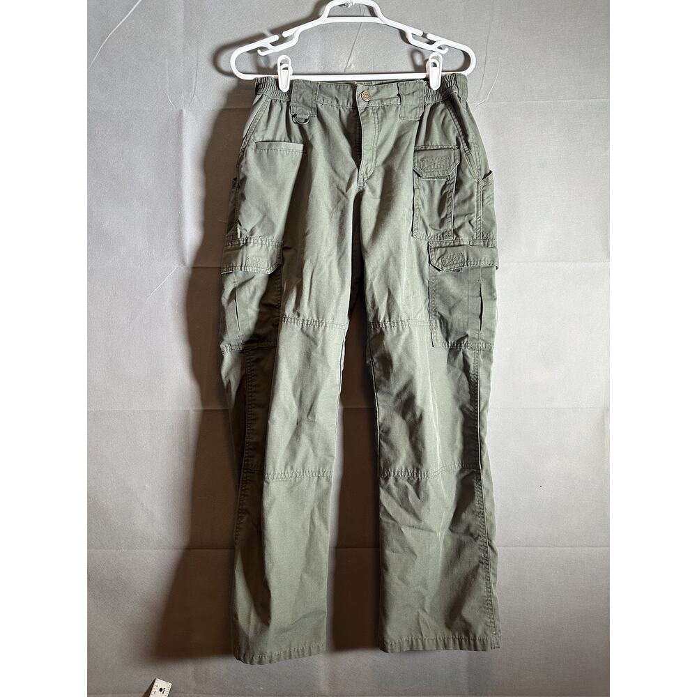 5.11 Tactical Pants Mens Medium Green Cargo Ripstop Outdoor Hiking Utility 32x28